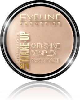 Kompaktni puder Professional Art Make-Up, 37 Warm Beige EVELINE COSMETICS