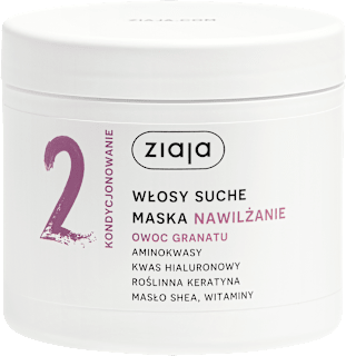 Maska nawilżająca do włosów Owoc Granatu ziaja