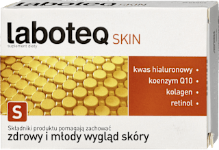 Suplement diety pomagajacy zachować młody i zdrowy wygląd skóry, tabletki LABOTEQ