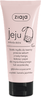Białe mydło do twarzy Jeju ziaja
