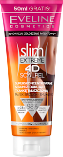 Serum do ciała superskoncentrowane, redukujące tkankę tłuszczową Slim Extreme 4D Scalpel  EVELINE COSMETICS