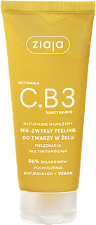 Peeling do twarzy w żelu Witamina C.B3 Niacynamid ziaja