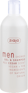 men 2u1 gel i šampon Red Cedar ziaja