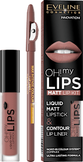Set za ličenje ustnic OH! my Lips MATT LIP KIT 02 Milky Chocolate EVELINE COSMETICS