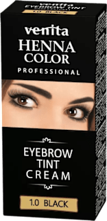 Henna Profesional kana za obrve u kremi - 1.0 Black Venita