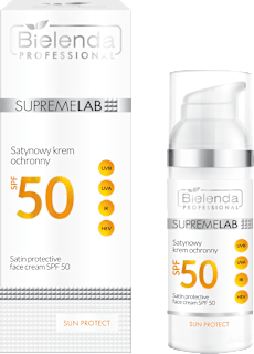 Krem ochronny satynowy SPF 50 Sun Protect Bielenda