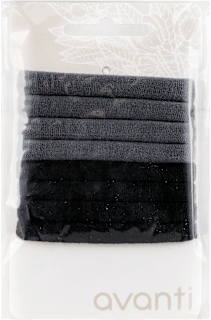 Set gumica za kosu - crne i sive avanti