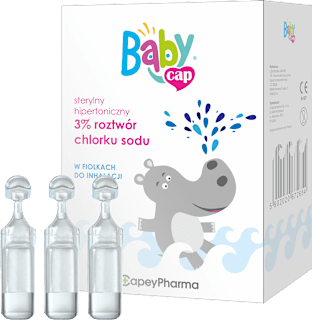 Hipertoniczny roztwór soli fizjologicznej 3% NaCl do inhalacji Babycap