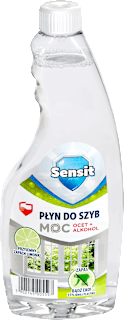 Zapas płynu do szyb z octem i alkoholem, limonka Sensit