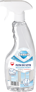 Płyn do szyb Bezzapachowy, Spray Sensit