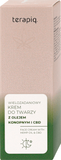 CBD Multikrem do twarzy z olejkiem konopnym Terapiq