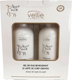 Set pentru îngrijire cu lapte de capră Vellie