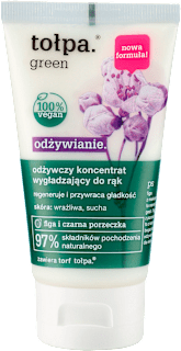 Green odżywczy koncentrat wygładzający do rąk  tołpa