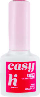 easy 3u1 UV gel lak - 611 Pink Lollipop  hi Hybrid