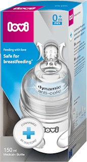 Dojčenská fľaša Medical+ mini 150 ml - 0 m+ LOVI