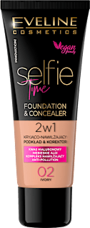 SelfieTime 2u1 tečni puder i korektor - 02 EVELINE COSMETICS