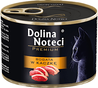 Mokra karma dla kota bogata w kaczkę Dolina Noteci Premium