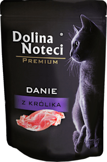 Mokra karma dla kota danie z królika Dolina Noteci Premium