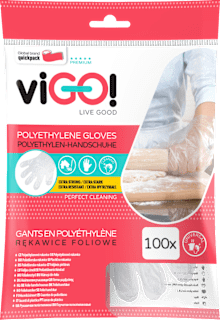 Rękawiczki foliowe HDPE viGO!