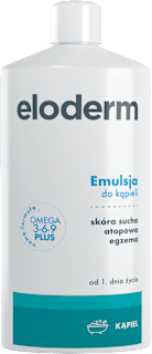 Emulsja do kąpieli, od 1. dnia życia eloderm