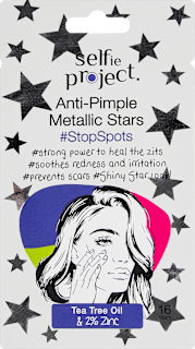 náplasti proti akné Anti-Pimple metalic Stars Selfie Project