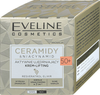 Učvrstitvena dnevna krema s ceramidi in niacinamidom 50 +  EVELINE COSMETICS