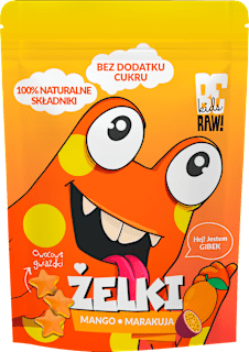 Żelki Mango Marakuja BeRaw