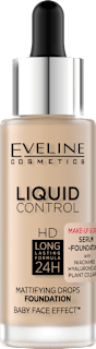 Liquid Control Podkład-serum z niacynamidem Nr 015 EVELINE COSMETICS