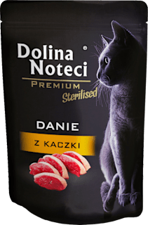 Mokra karma dla kotów sterylizowanych  danie z kaczki Dolina Noteci Premium