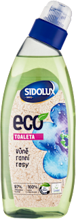 eco tekutý čistič na toalety s vůní ranní rosy SIDOLUX