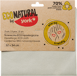 Hipoallergén törlőkendő Eco Natural York