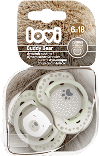 dudlík silikon Buddy Bear LOVI