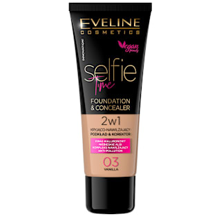 SelfieTime 2u1 tečni puder i korektor - 03 EVELINE COSMETICS