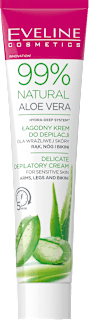 Cremă depilatoare cu 99% natural aloe vera EVELINE COSMETICS