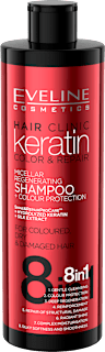 keratin COLOR & REPAIR 8u1 - šampon EVELINE COSMETICS