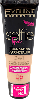 SelfieTime 2u1 tečni puder i korektor - 06 HONEY EVELINE COSMETICS