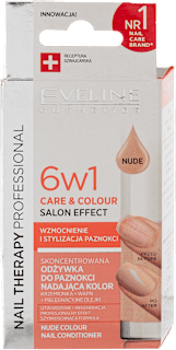 Nail Therapy Care & Colour Salon Effect 6u1 lak za nokte – Nude  EVELINE COSMETICS