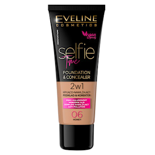 SelfieTime 2u1 tečni puder i korektor - 06 EVELINE COSMETICS