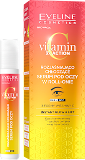 Vitamin C 3xAction serum pod oczy roll-on EVELINE COSMETICS