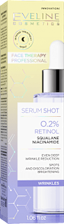 noční pleťové sérum Shot 0,2% Retinol EVELINE COSMETICS