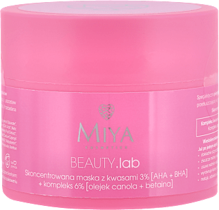 BEAUTY.lab Skoncentrowana maska z kwasami Miya