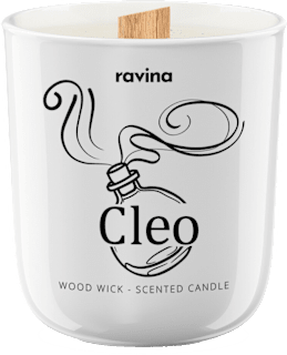 Cleo Sojowa Świeca Zapachowa w szkle ravina