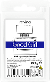 Go Girl sojowy wosk zapachowy do kominka ravina