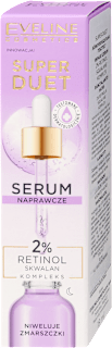 Super Duet serum za lice – retinol i skvalan EVELINE COSMETICS