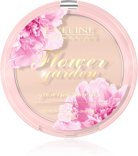 Flower garden glowing kompaktni puder  EVELINE COSMETICS