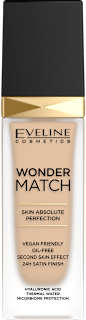 Tekoča podlaga Wonder Match 10 Light Vanilla EVELINE COSMETICS
