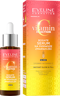 Vitamin C 3x Action nočni serum EVELINE COSMETICS