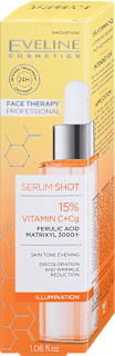 Serum za obraz s 15 % vitaminom C+Cg EVELINE COSMETICS