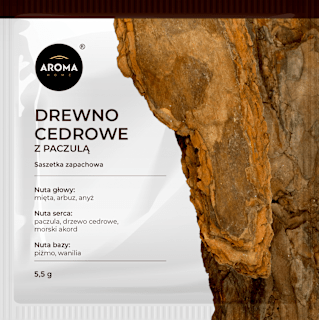 Saszetka zapachowa, drewno cedrowe z paczulą AROMA HOME