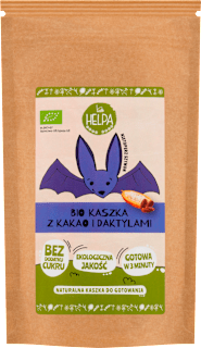 Kaszka orkiszowo - owsiana z kakao i daktylami BIO  Helpa